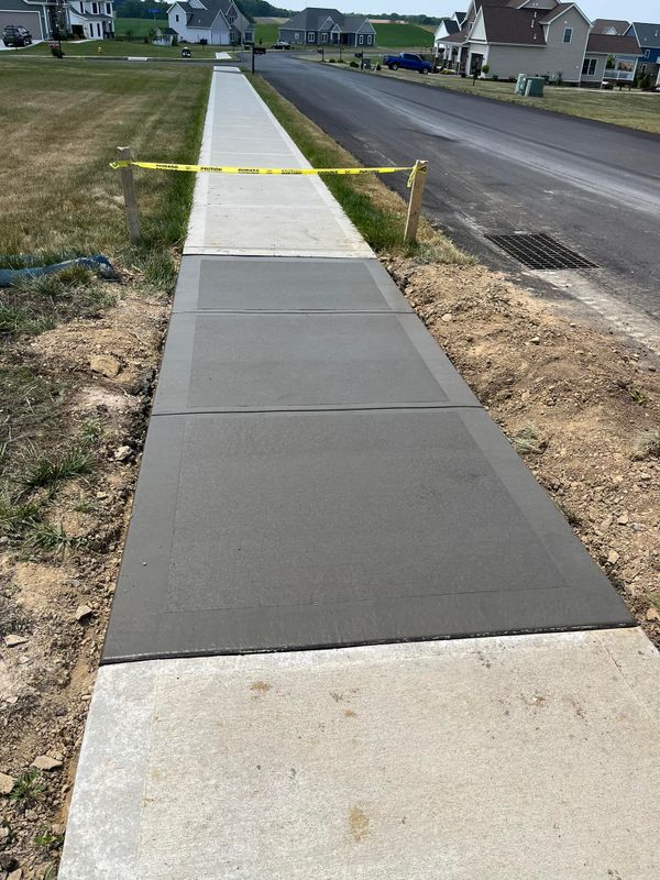 Sidewalk Installation