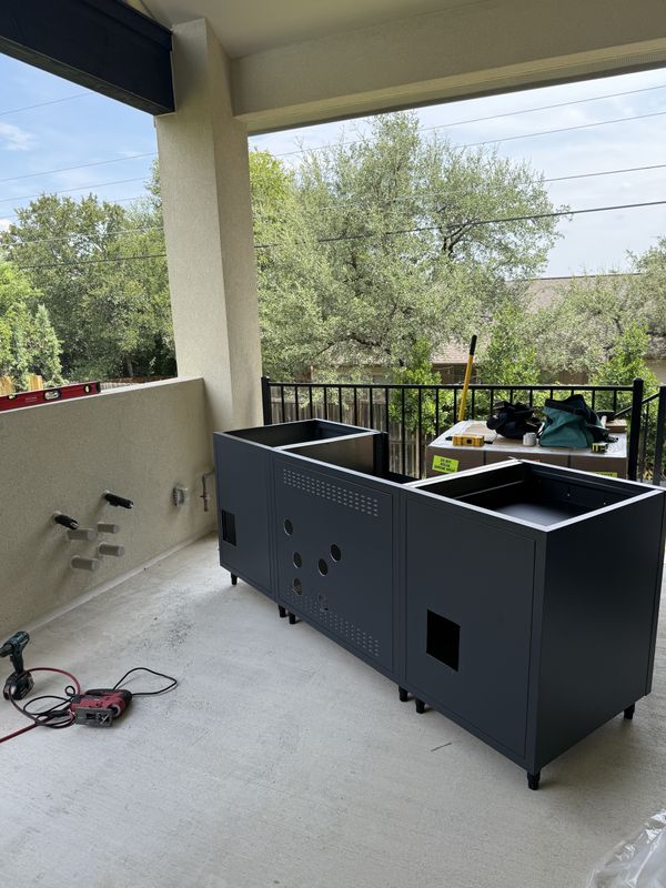 Outdoor Kitchen Construction