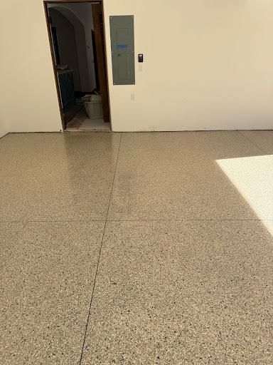 Terrazzo flooring