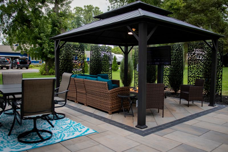 Commerce Michigan Oasis: Luxury Outdoor Living with Privacy and Ambiance by Sunstone Construction