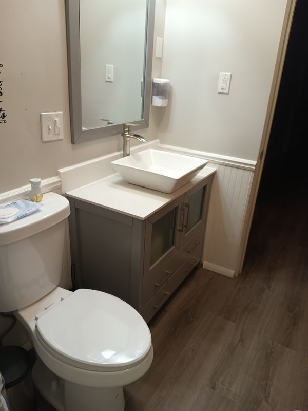 Bathroom update and Kitchen countertops