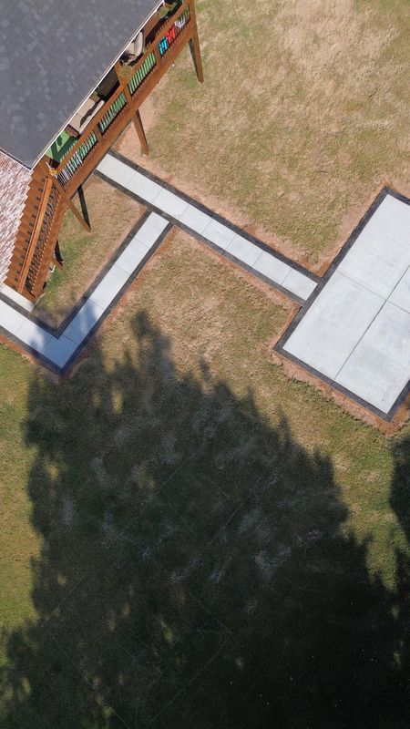 Stamped Concrete Installation
