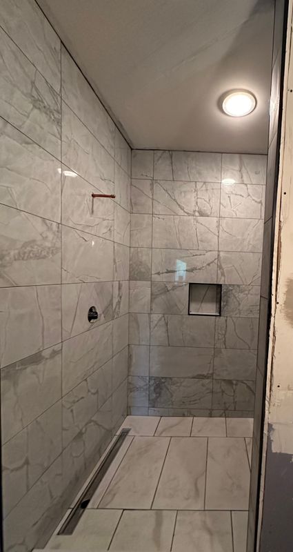 Tile showers and tub surrounds