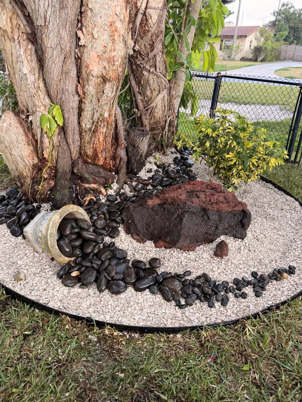 Rocks And Mulch