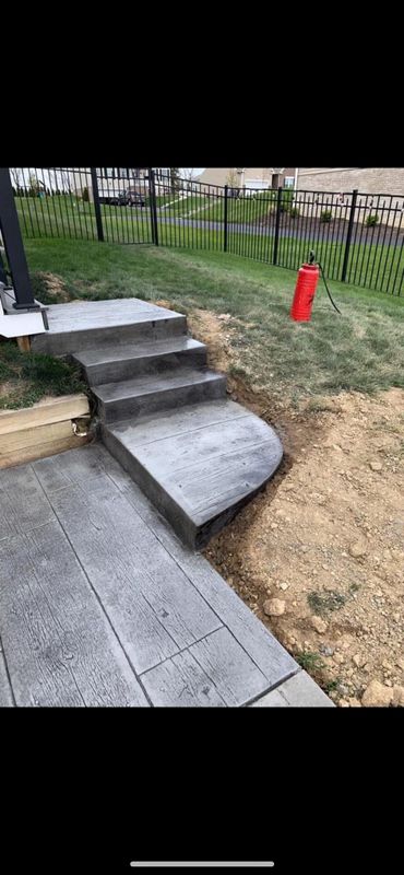 Stamped Concrete Installation