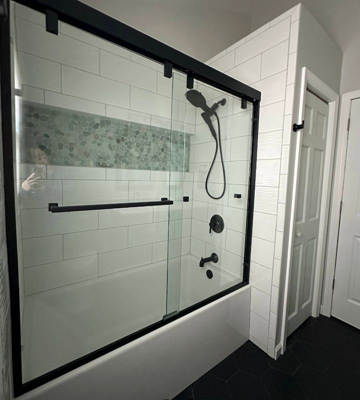 Green Enchantment: A Custom Bathroom Oasis by Chapman Surfaces in Ann Arbor