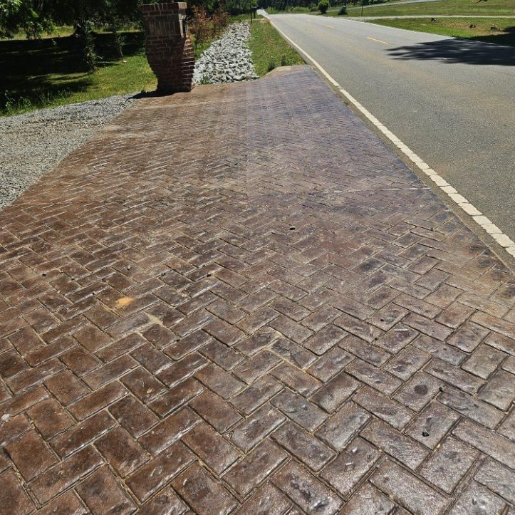 Stamped Concrete Installation