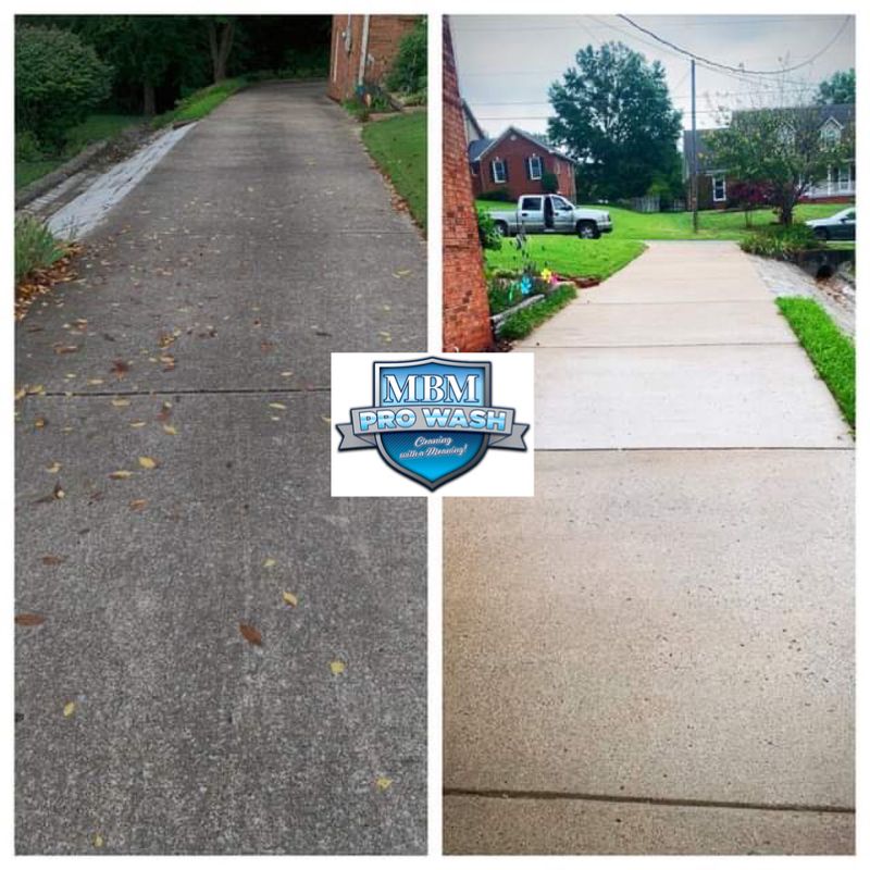 Flawless Driveway Transformation: MBM Pro Wash Delivers Excellence at an Unbeatable Price