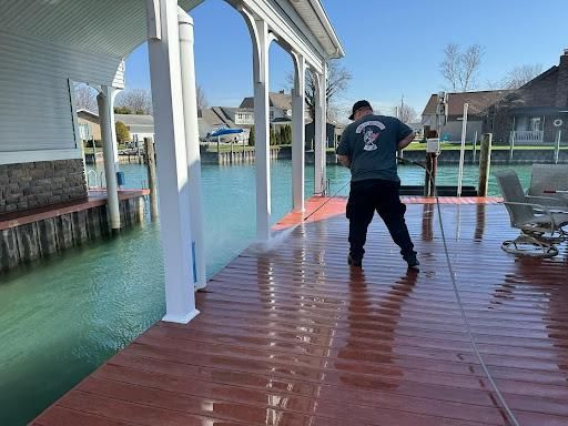 Composite Deck Cleaning