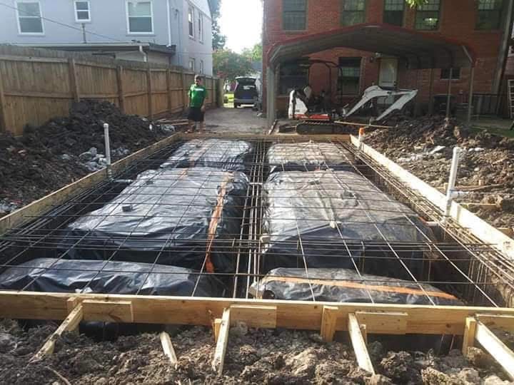 Driveway installation