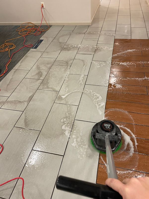 Floor scrubs 