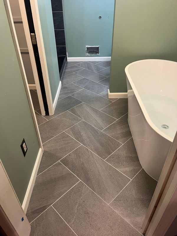 Tile installation