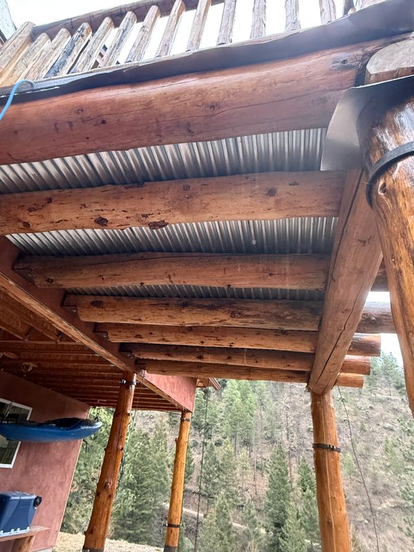 Log Home Staining in Montana