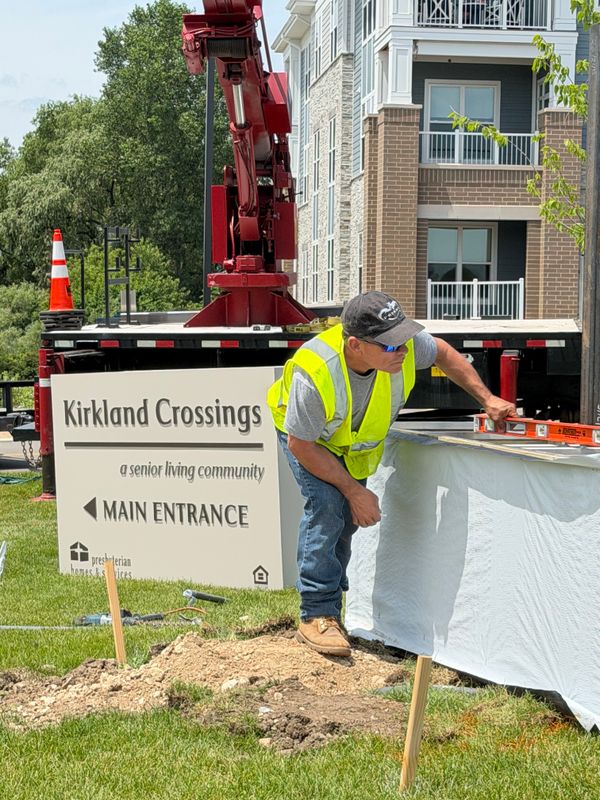 Custom Sign Installation