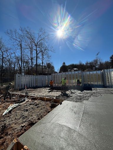 Aluminum formed walls