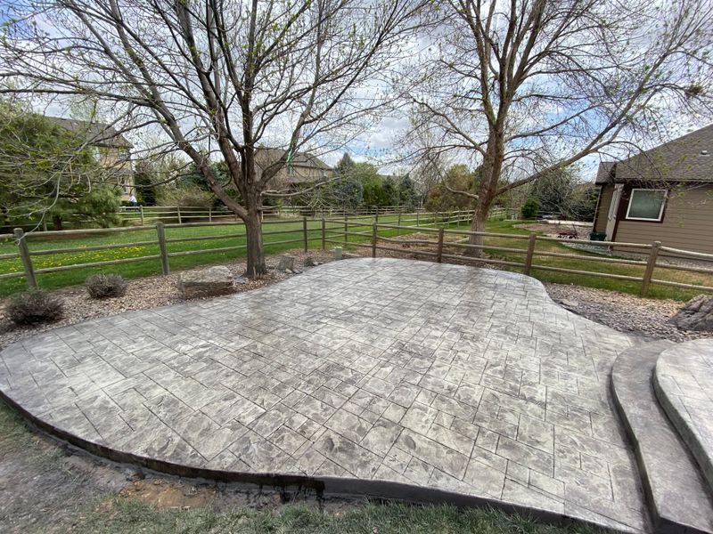 Stamped Concrete Installation