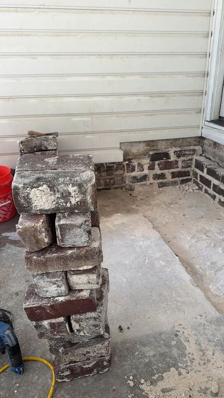 Cracked Brick And Mortar Repair