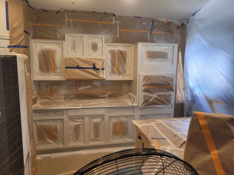 Kitchen Cabinet Repainting