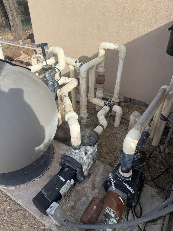 Swimming pool equipment repair