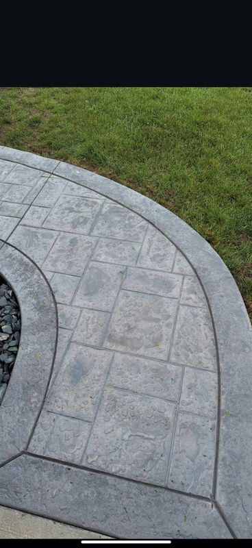 Stamped Concrete Installation