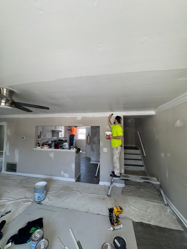 Drywall, spackling, and painting