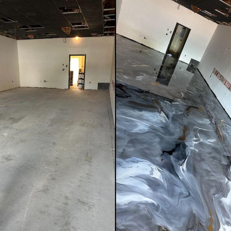 Metallic Epoxy Designs