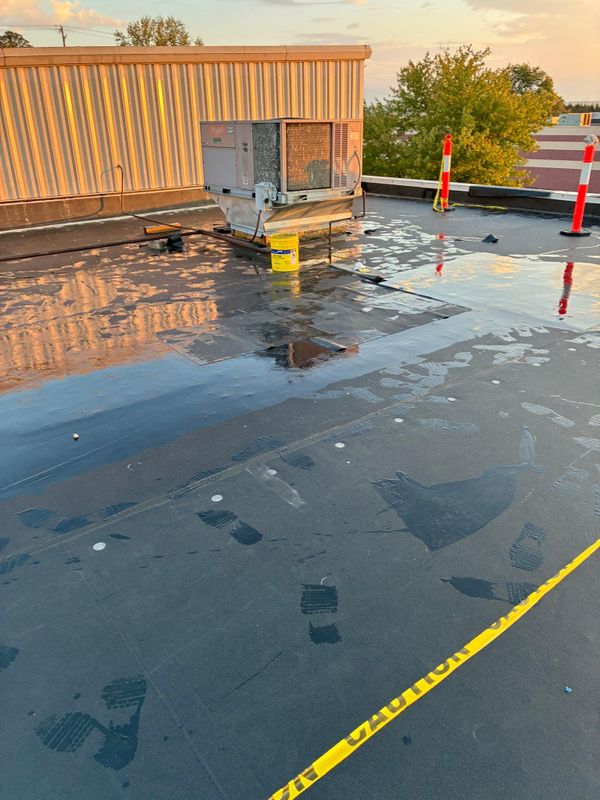 Low slope roofing services