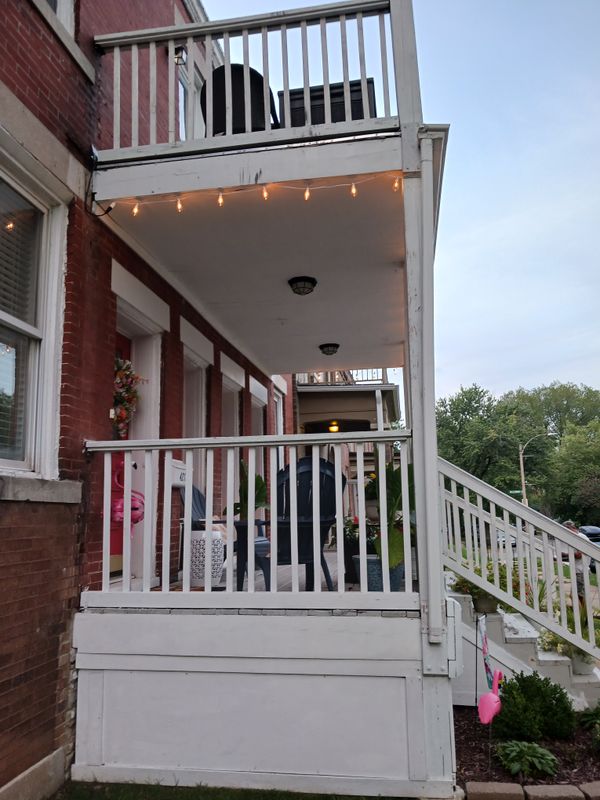 Historic porch build