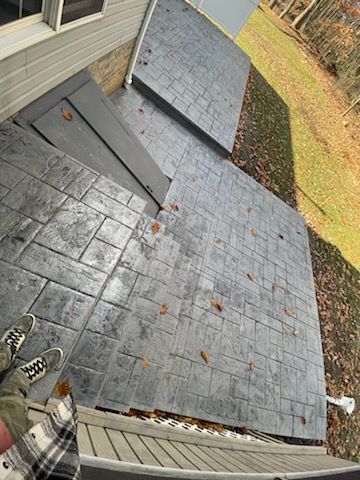 Stamped Concrete Installation