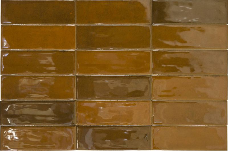 Wall tile wood look japandi design