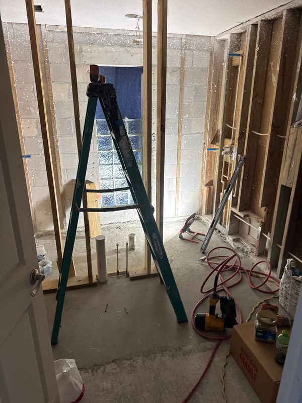 Converting 2 Bathrooms into 1