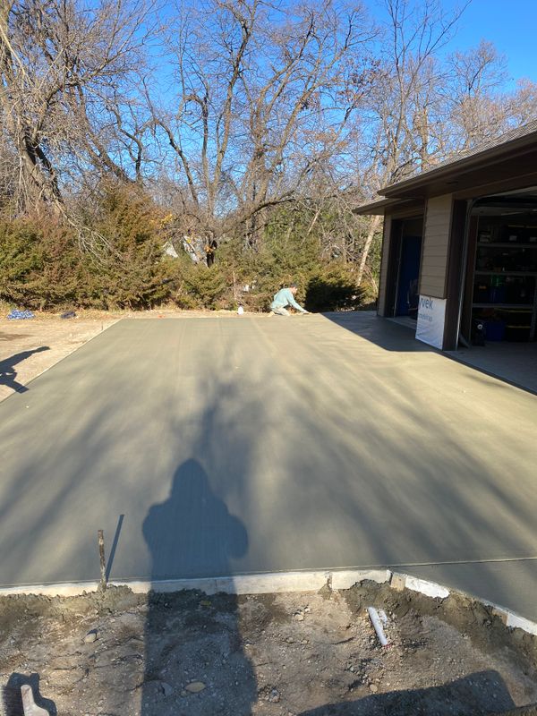 Patio and Driveways