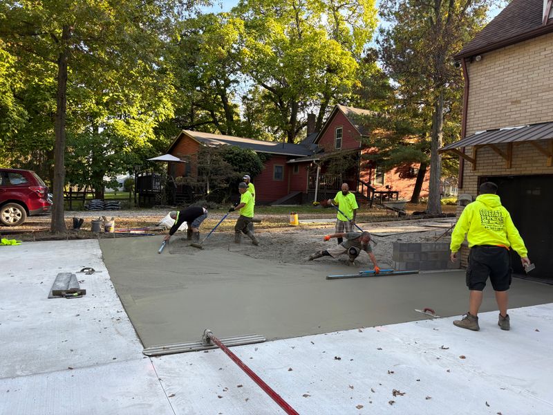 Stamped Concrete Installation