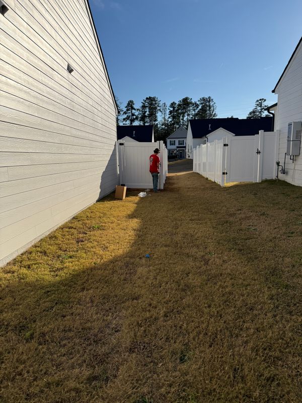 White Vinyl Fences