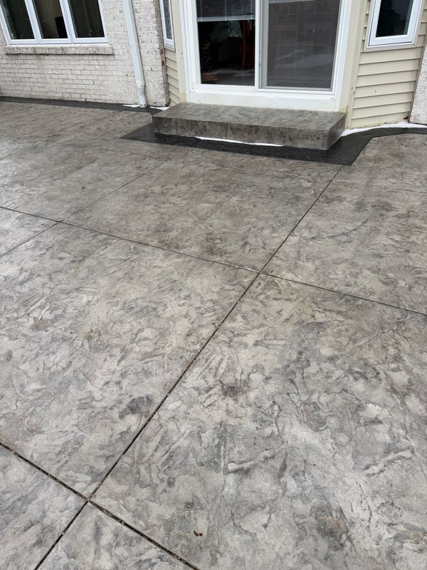 Stamped Concrete Installation