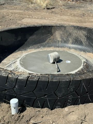 Excavation, water tanks and concrete