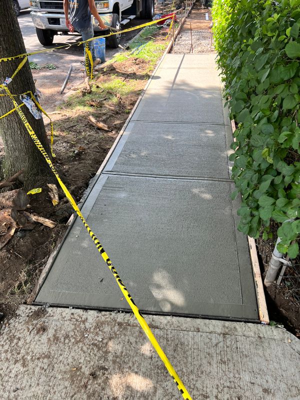 Sidewalk Installation