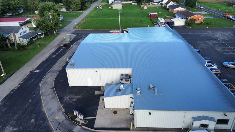 Metal roof installation