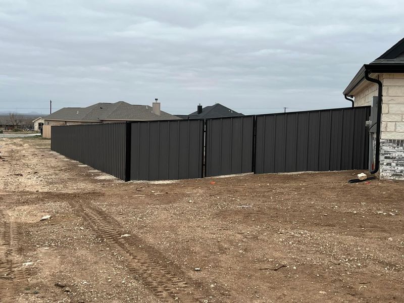 Sheet Metal Fencing