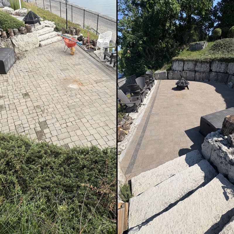 Interlock Pressure Washing & Re-Sanding