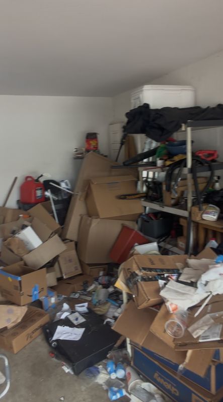 Garage Cleanout: Boxes, Clutter, and Junk Cleared in Vero Beach, FL