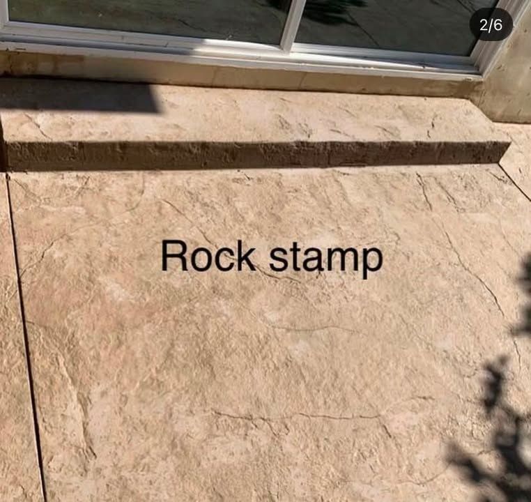 Stamped Concrete Installation