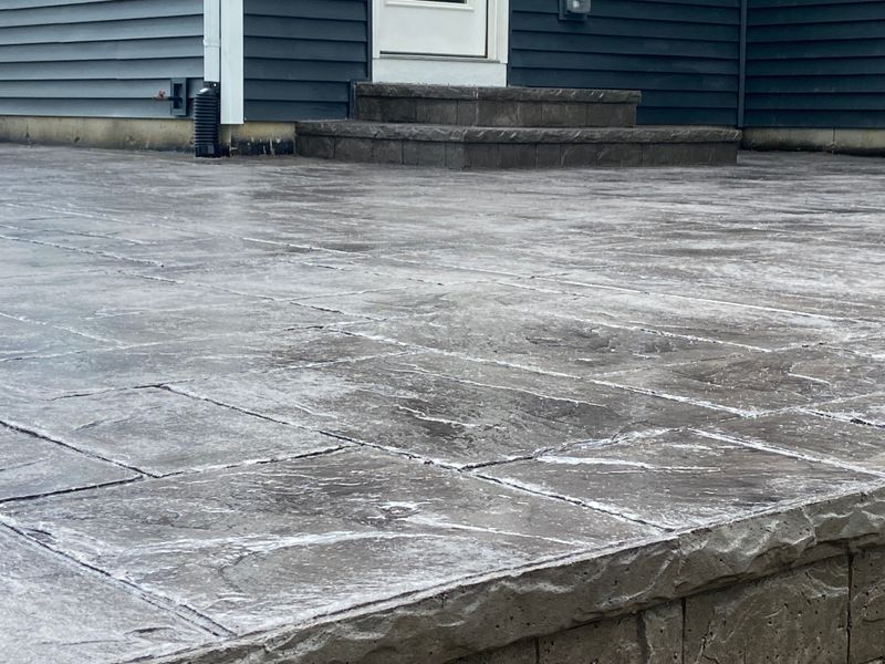 Stamped Concrete Installation