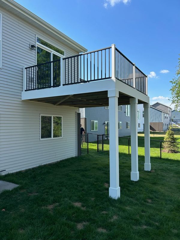 Ramsey's Low-Maintenance Oasis: A Stunning Composite Deck Transformation by Radke Deck Works