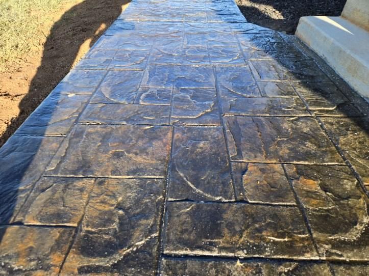 Stamped Concrete Installation