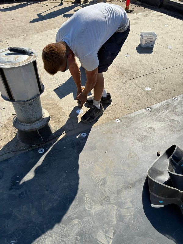 Low slope roofing services