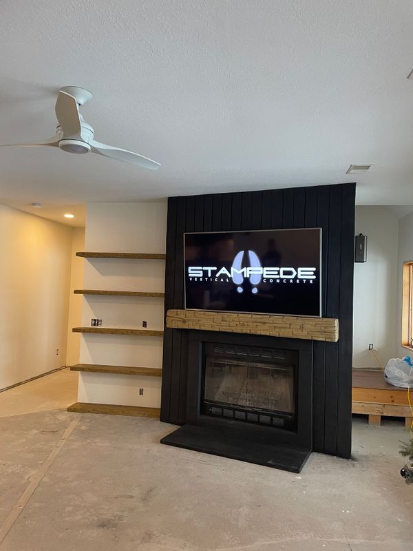 Interior fireplace & feature walls 