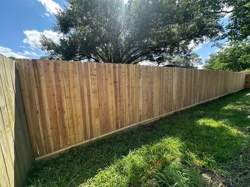 Wood Fence Installation