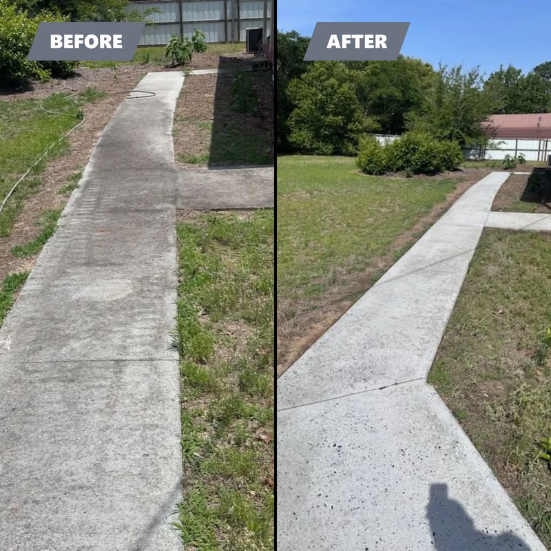 Driveway and Sidewalk Cleaning