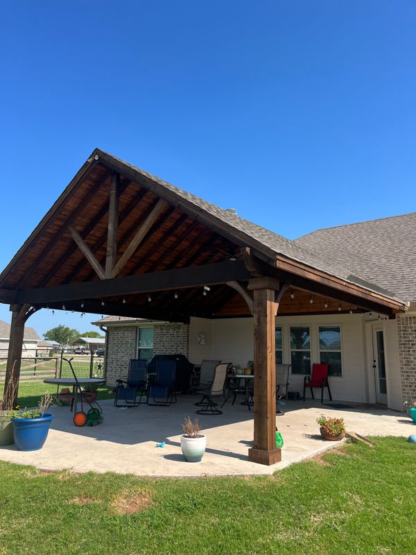 Attach Cedar Awnings